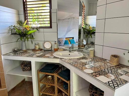 Bungalow Vue Mer Avec Jardin Сен-Лу Екстериор снимка